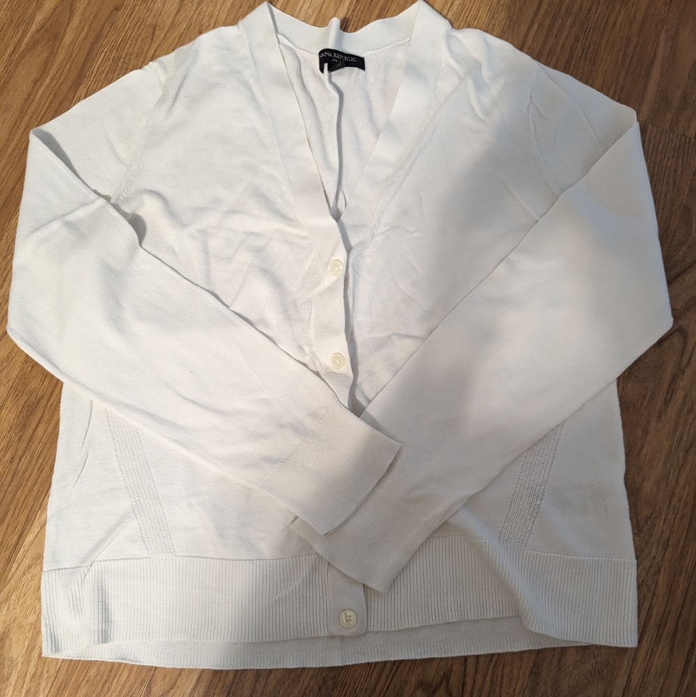 Professional Cream Cardigan